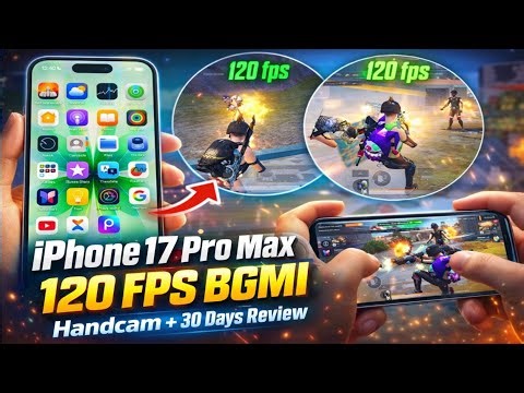 iPhone 17 Pro Max BGMI Test | 120 FPS Extreme Gameplay ⚡ No Lag #bgmi #nolags #fps #pubgmobile