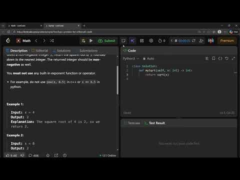 69. Sqrt(x) - LeetCode