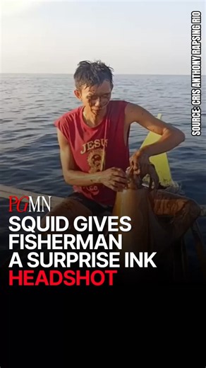 Squid Lands an Ink-credible Headshot on Pinoy Fisherman