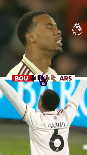 Gabriel doesn't make many mistakes, but when he does, he makes sure he redeems himself in style 😎 | Premier League