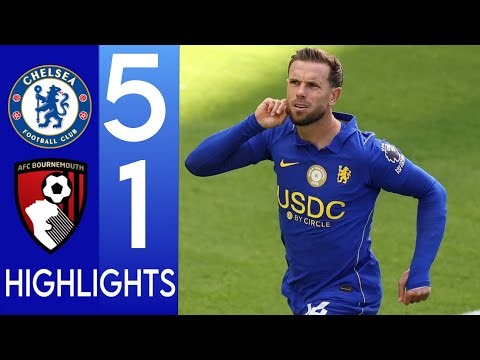 Chelsea vs Bournemouth 5-1 Henderson & João Pedro Goals | Premier League Highlights