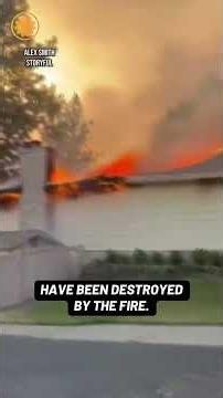 Man arrested on suspicion of first-degree arson in Spokane wildfires, officials say #shorts