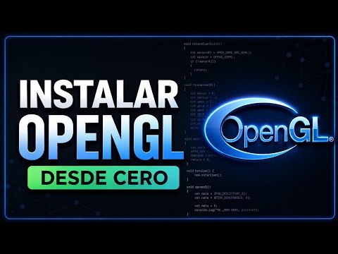 Cómo instalar OpenGL en Visual Studio 2026 o 2022