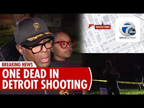 1 dead in quadruple shooting in Detroit; police searching for suspects