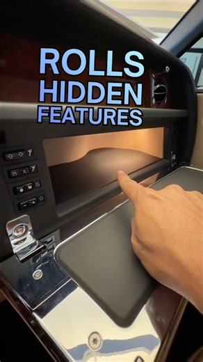 Rolls-Royce Phantom hides its controls