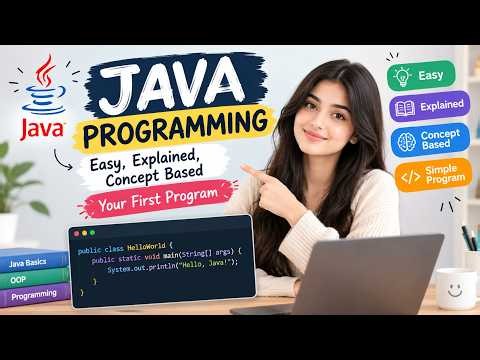 Java Programming for Beginners ☕ | Your First Program Explained Easily in Simple Steps