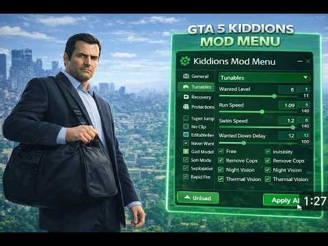 [NEW] [100% NO BAN] GTA 5 Mod Menu PC 2026 / Free Kiddions Cheat, Money Hack & Online Mods (WORKING)