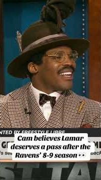 Cam Newton believes Lamar Jackson deserves a pass for missing this postseason 🏈