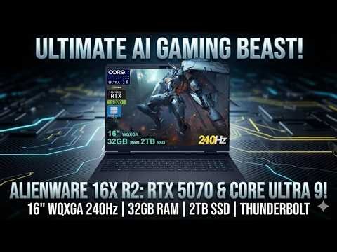 Alienware 16X RTX 5070 240Hz Gaming Laptop – Worth It?