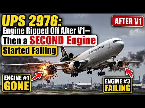 UPS 2976: Engine Ripped Off After V1—Then a SECOND Engine Started Failing