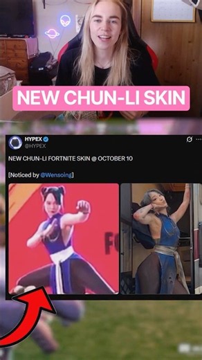 NEW Chun Li Street Fighter SKIN