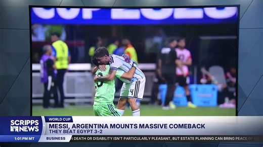 Messi, Argentina mount massive comeback to defeat Egypt
