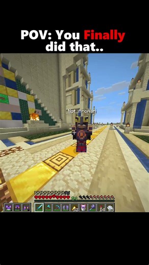 POV: You and bro finally made it.. #minecraft