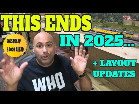 This Ends in 2025 | Future Channel Plans and Changes + Final 2025 Model Train Layout Update