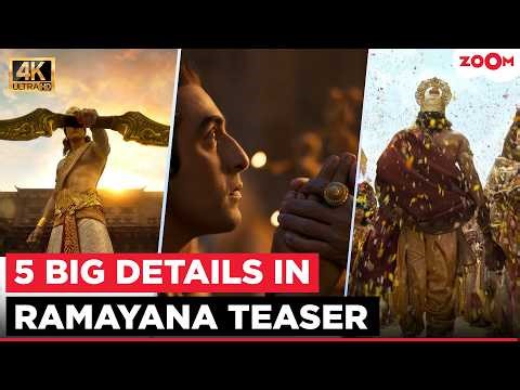 Ramayana Teaser Explained: 5 Things you MISSED in Ranbir Kapoor, Sai Pallavi & Yash’s EPIC film