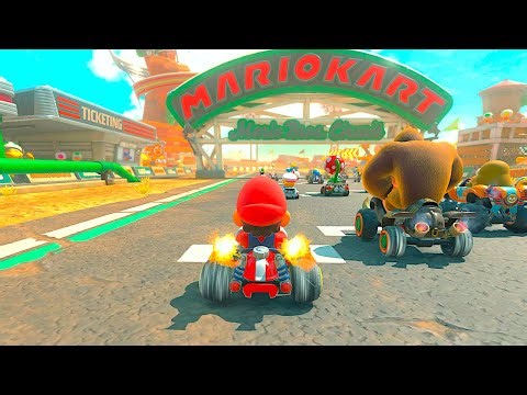 Mario Racing at Mario Kart Cup - Mario Kart World