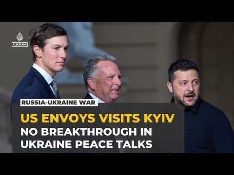 US envoys meet Zelenskyy in Kyiv but Ukraine war talks yield no breakthrough