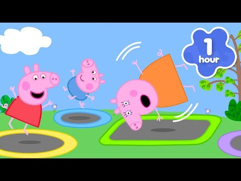 Peppa Pig visita o parque de trampolins! ☝️| Novos Episódios Completos