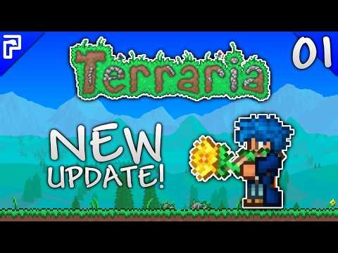 Let's Play Terraria 1.4.5.7 Episode 1 - A NEW World for a NEW Update!