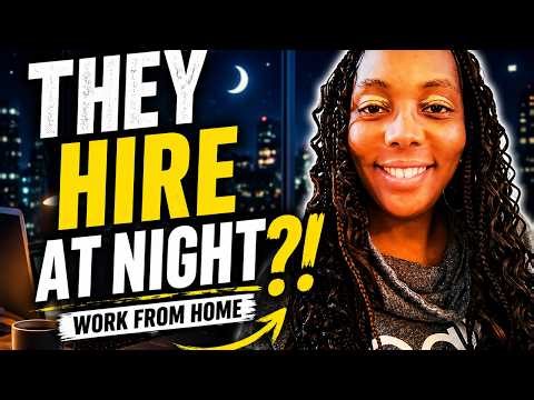 “They’re Hiring at Night… Here’s How to Apply Work From Home Jobs”