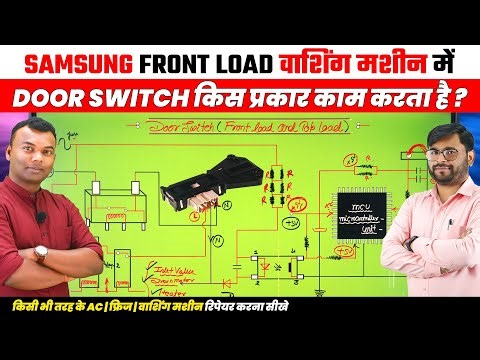 Samsung Front Load Washing Machine Door Switch की पूरी समझ | Washing Machine Repairing Course