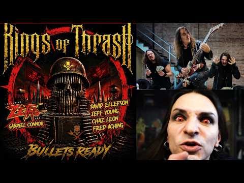 KINGS OF THRASH (ex-Megadeth) drop new song “Bullets Ready” w/ “ZETRO” SOUZA