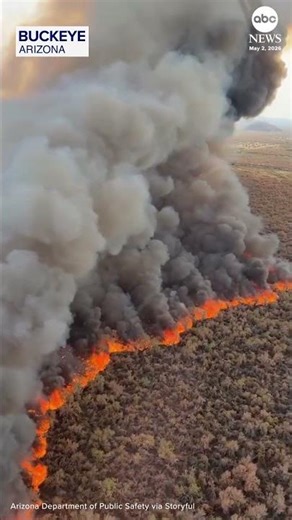 Firefighters battle raging wildfires in Arizona