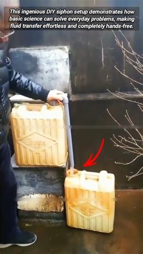 Innovative DIY Physics Hack To Move Fluids Between Containers