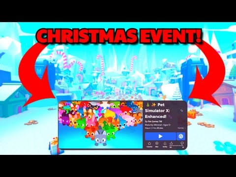 Pet Simulator X Enhanced Christmas Update Is HUGE…