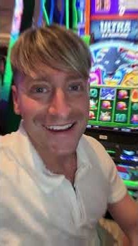 PHEW! I won on my free play! #huffnpuff #slots #casino