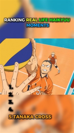 Ranking Real Life Haikyuu Moments Pt.1 #haikyuu #volleyball #sports