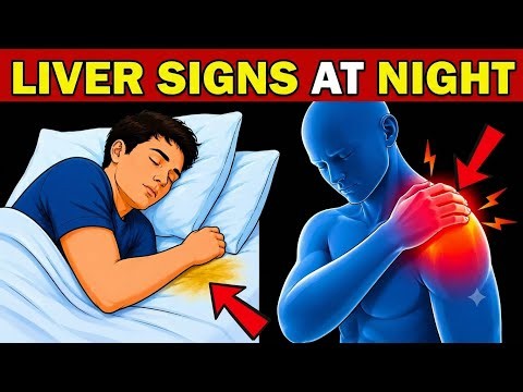9 Warning Signs Your LIVER Gives You At NIGHT! (Don't Ignore #5)