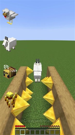Which Minecraft Mob Can Escape This Trap? #shorts #minecraft