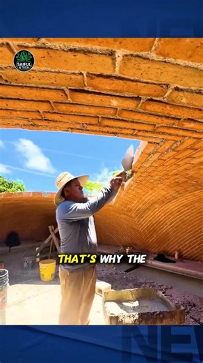 This Brick Roof Has No Support... So Why Doesn't It Collapse? 🤯