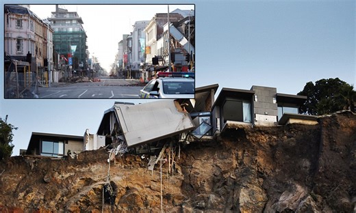 Not again! Two powerful quakes strike Christchurch four months after 181 died in disaster