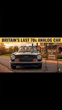 Why the Triumph TR6 Was the End of Analog Driving🇬🇧🚗 #carshorts#classiccars#britishcars