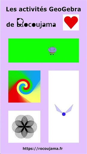 Rocoujama's GeoGebra activities. #GeoGebra #geometry #tutorial #activities