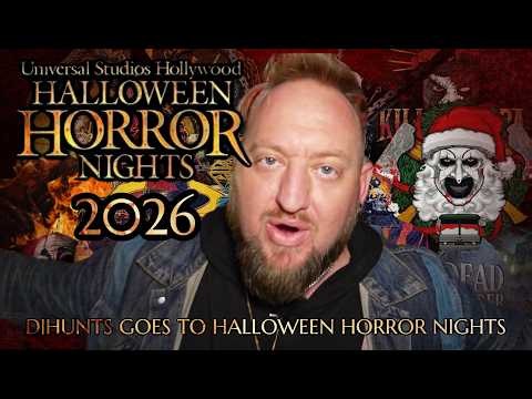Halloween Horror Nights 2026 (DJ Hunts Visits all NEW MAZES at HHN)