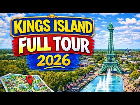 KINGS ISLAND FULL TOUR 2026 | ALL THE RIDES & ATTRACTIONS - NEW AND OLD!
