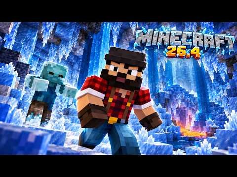 The new Minecraft UPDATE adds FROZEN CAVES and a NEW MOB!