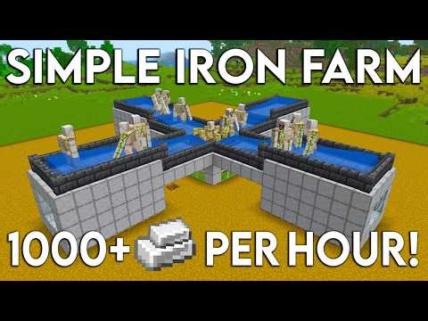 NEW UPDATED Minecraft Java 26.3+ IRON FARM TUTORIAL | 1000+ Iron Per Hour (Easy)
