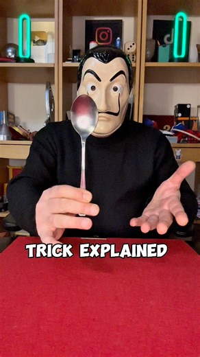 Simple spoon magic trick explained 🪄🥄 #magic #tricks #magicians #magictricks #foryou #diy #trend #trending | The Mask Magic Tricks Revealed