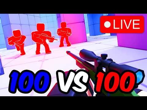 100 VS 100 IN RIVALS.. 😱