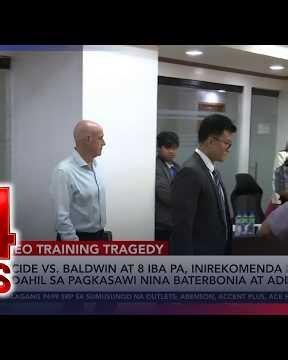 Homicide vs. Baldwin at 8 iba pa, inirekomenda ng CIDG dahil sa pagkasawi nina... | 24 Oras