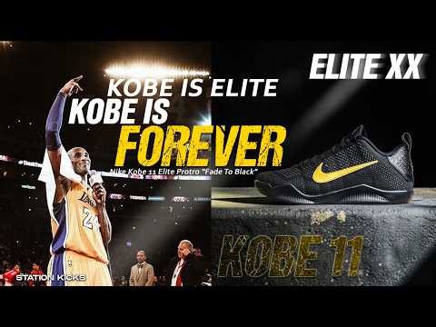 THE KOBE 11 ELITE PROTRO "FADE TO BLACK" IS BACK - THE LAST SHOE KOBE BRYANT WORE IN HIS LAST GAME