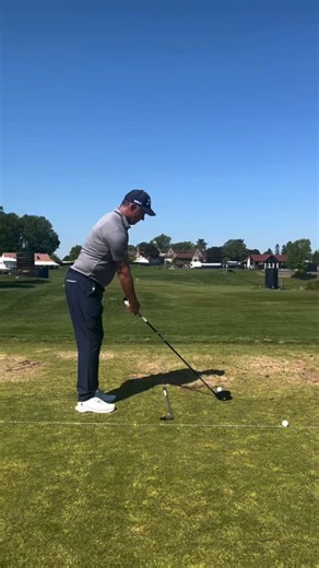 The goal isn’t just swinging the Speed Sticks fast.The goal is transferring those speed patterns into the real swing.The Double Step drill is a more advanced SuperSpeed drill combining a step back and step forward Hitting drivers with the Double Step Drill✅exaggerates pressure movement✅improves re-centering✅trains dynamic sequencing and athleticism under speedOnce you feel this move correctly… normal swings start feeling easy.@padraig_h frequently uses this drill on the range during tournament w