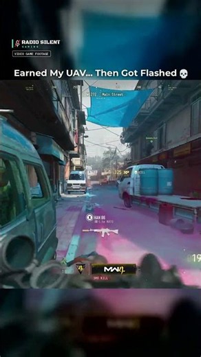 Earned My UAV... Then Got Flashed 💀 MW4 Multiplayer #shorts #mw4 #callofduty
