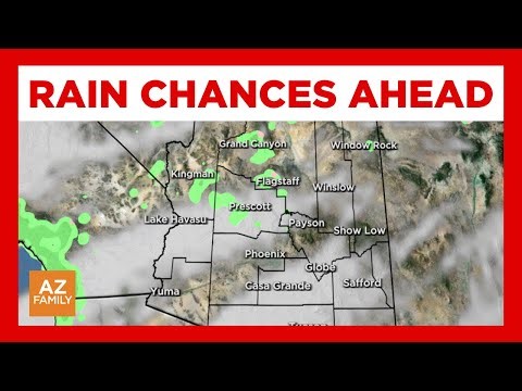 Stormy weather rolling into Arizona later this week