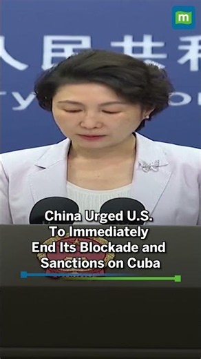 China Urges US To End Cuba Blockade After Havana Calls Sanctions 'Genocide'