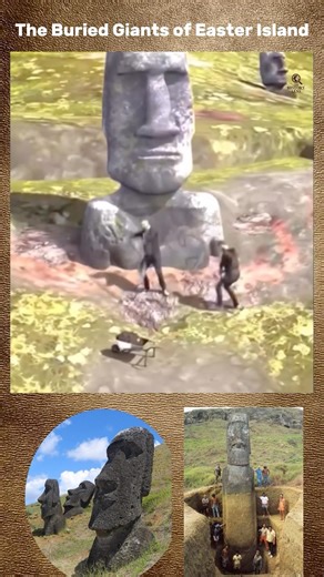 The Buried Giants of Easter Island 👀
